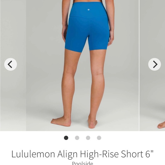 Lululemon Align High-Rise Short 6" Nulu
Poolside size 6 - Picture 8 of 8